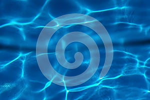 Blue Ripple Water Background,Â Swimming Pool Water Sun Reflection